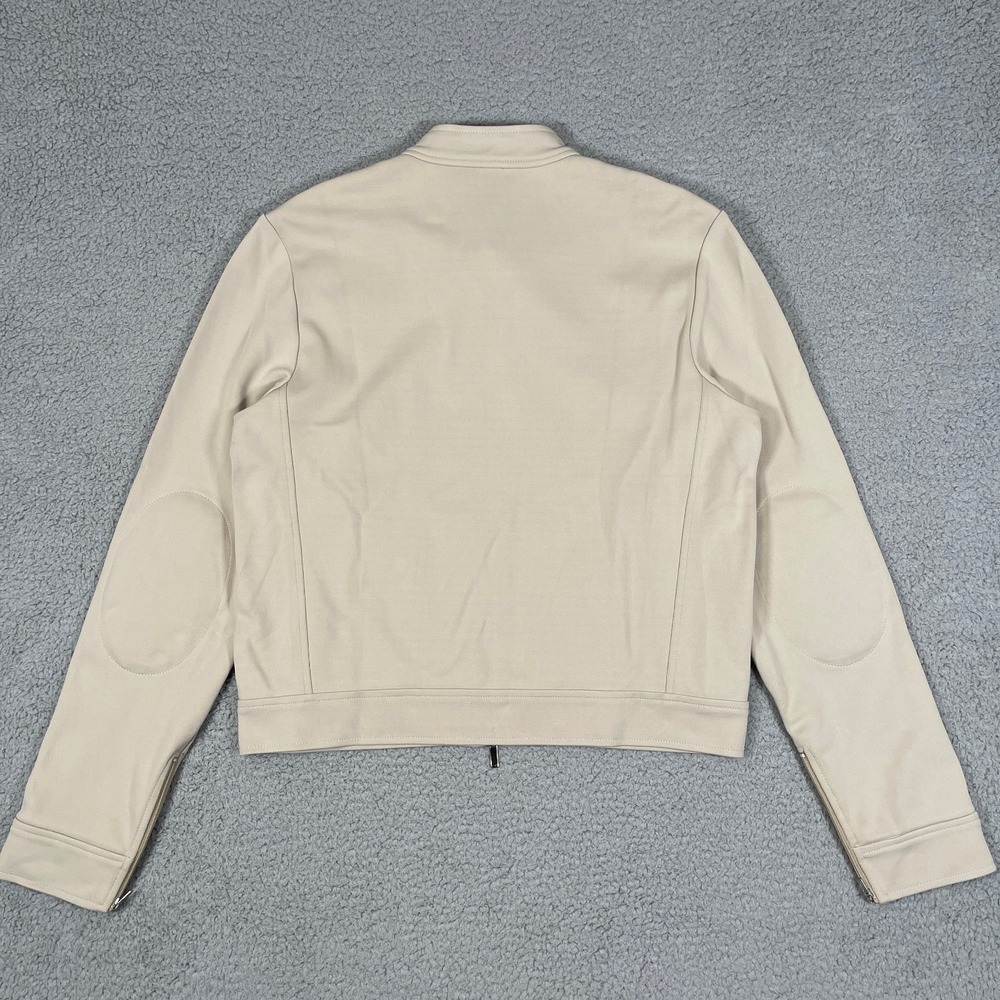 Vintage Polo Ralph Lauren Sport Jacket Womens L Beige Cropped Fit USA Made 90s - Picture 6 of 14